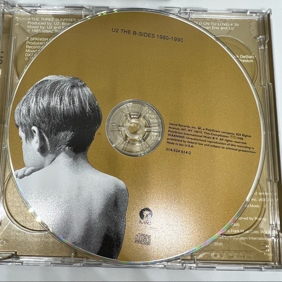Euc-u2 The Best Of 1980-1990 The B-Sides Island 314-524 612-2 (2 CD Set) Vintage - Picture 5 of 9